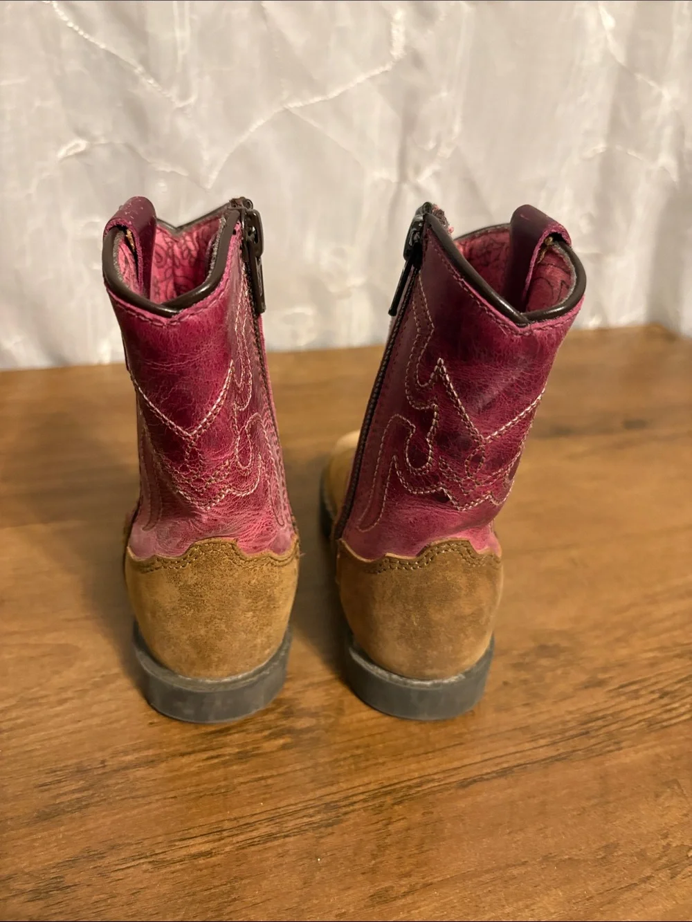SHYANNE TODDLER GIRLS' LIL LAINIE WESTERN BOOTS - ROUND TOE